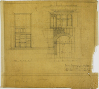 Sheridan Grace Apartment Building, Chicago, Illinois, Architectural Revisions