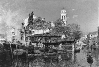 Venetian scene, San Trovato