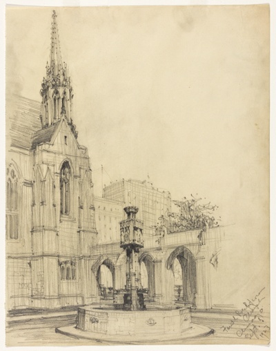 Fourth Presbyterian Church, Chicago, Illinois, Sketch