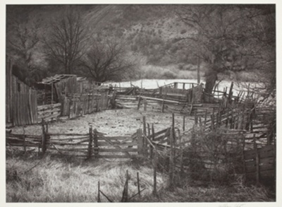 Corral, Hondo Valley, No. 2 from the portfolio "New Mexico" (1975)