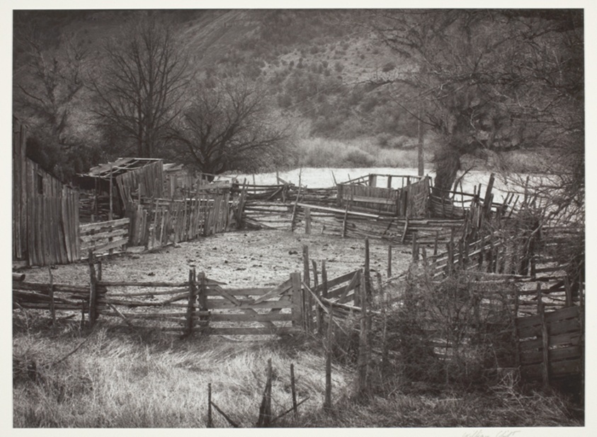 Corral, Hondo Valley, No. 2 from the portfolio "New Mexico" (1975)