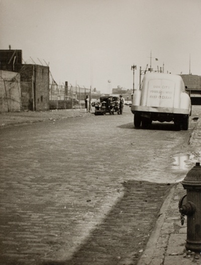 Untitled (Garbage Truck and Hydrant)