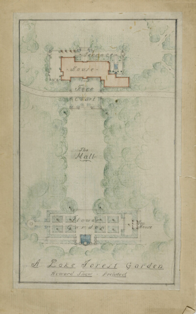 Lake Forest Garden, Lake Forest, Illinois, Site Plan