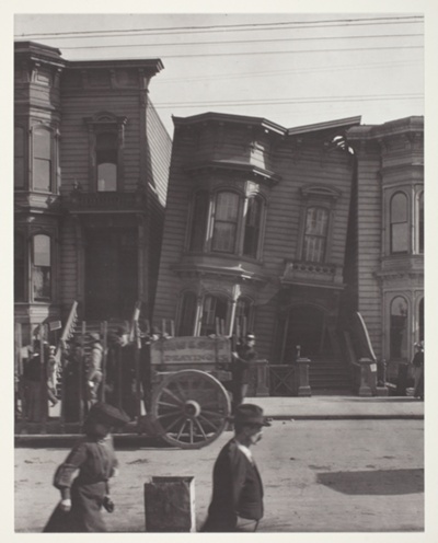 Tilted Houses, San Francisco Earthquake and Fire