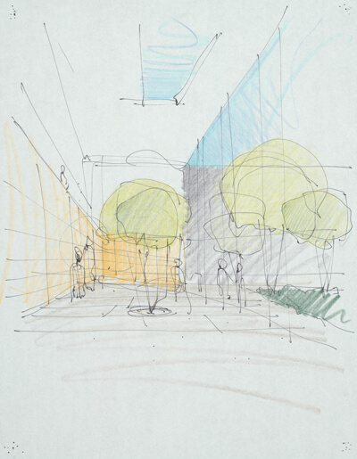 Poetry Foundation, Chicago, Illinois, Sketch
