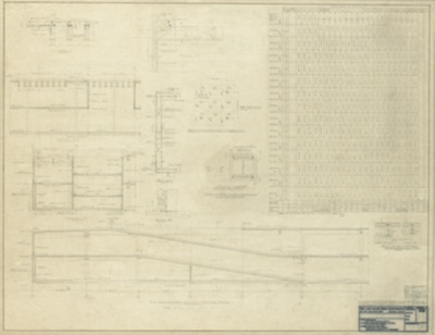 860–880 North Lake Shore Drive, Column Schedule, Sub-Structure Sections and Details