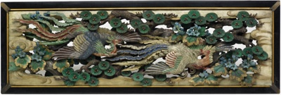 Transom panels (ramma) from the Phoenix Pavilion (Hooden)