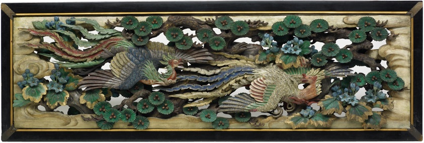 Transom panels (ramma) from the Phoenix Pavilion (Hooden)