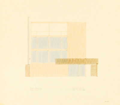 Theodore H. and Sally D. Seyfarth House, North Barrington, Illinois, Elevation