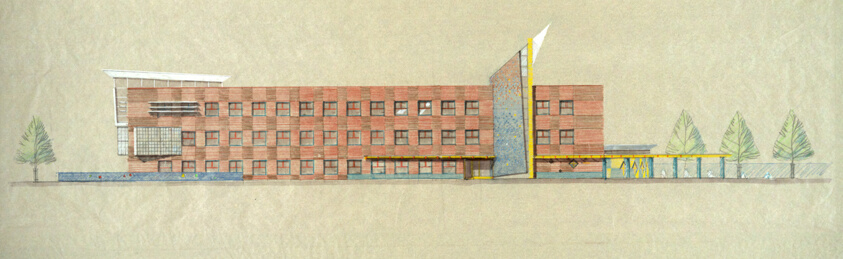 Little Village Academy, Chicago, Illinois, Elevation