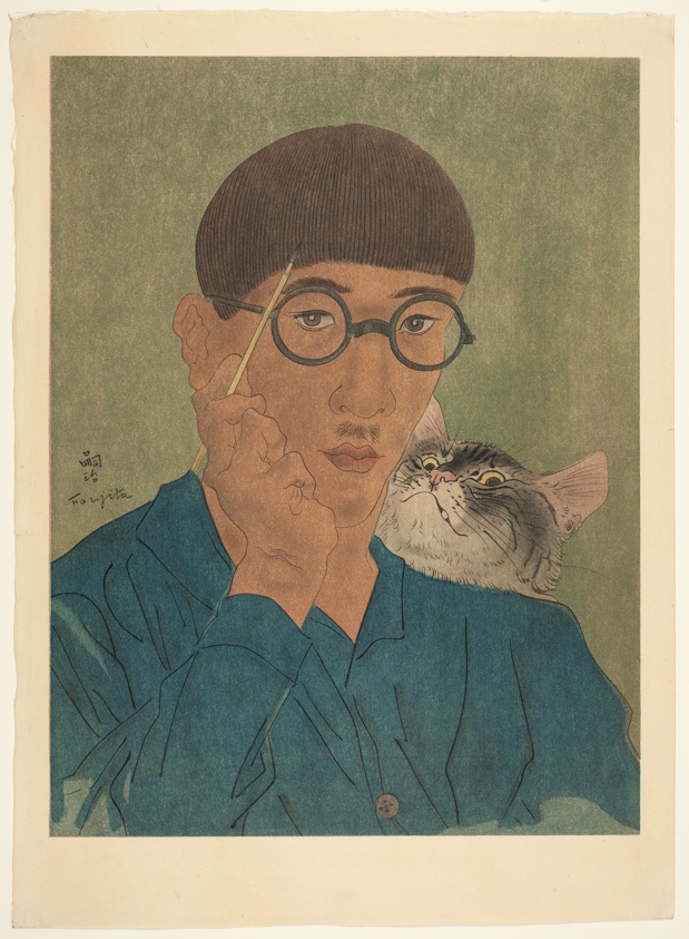 Self-portrait with Cat