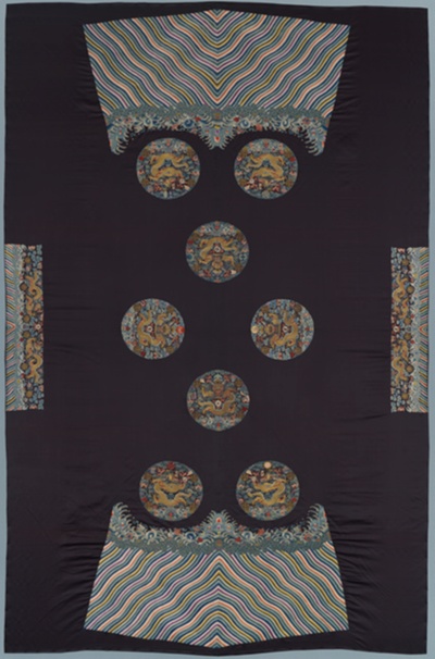 Embroidered Fabric for an Empress's Gunfu (Court Surcoat)