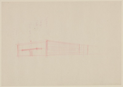Chapel, Illinois Institute of Technology, Chicago, Illinois, Exterior Perspective