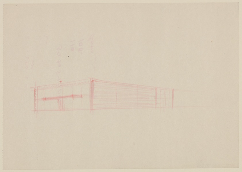 Chapel, Illinois Institute of Technology, Chicago, Illinois, Exterior Perspective
