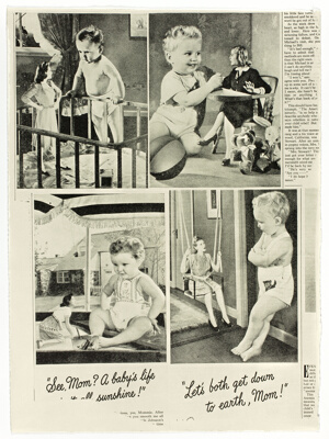 See Them? A Baby's Life is not all Sunshine, plate five from Bunk!