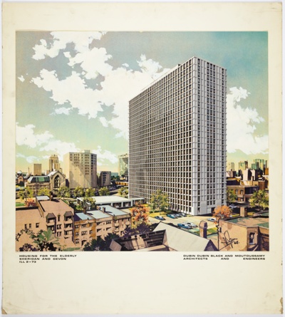 Housing for the Elderly, Chicago, Illinois, Rendering