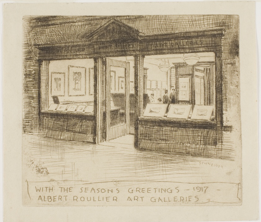 With Season's Greetings Albert Roullier Galleries