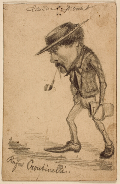 Caricature of Henri Cassinelli (“Rufus Croutinelli”)