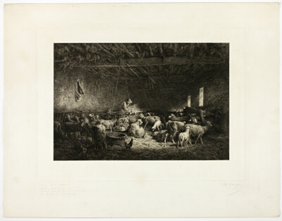 The Large Sheepcot, horizontal plate