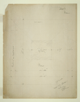 Proposed Monument for the National Terra Cotta Society, Plan