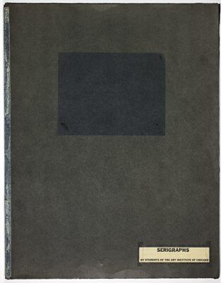 Portfolio Cover for Serigraphs by Students of the Art Institute of Chicago
