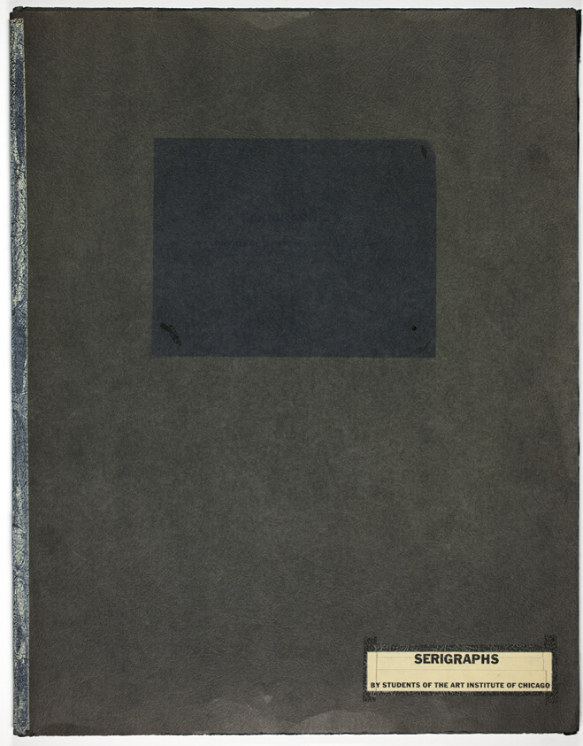 Portfolio Cover for Serigraphs by Students of the Art Institute of Chicago