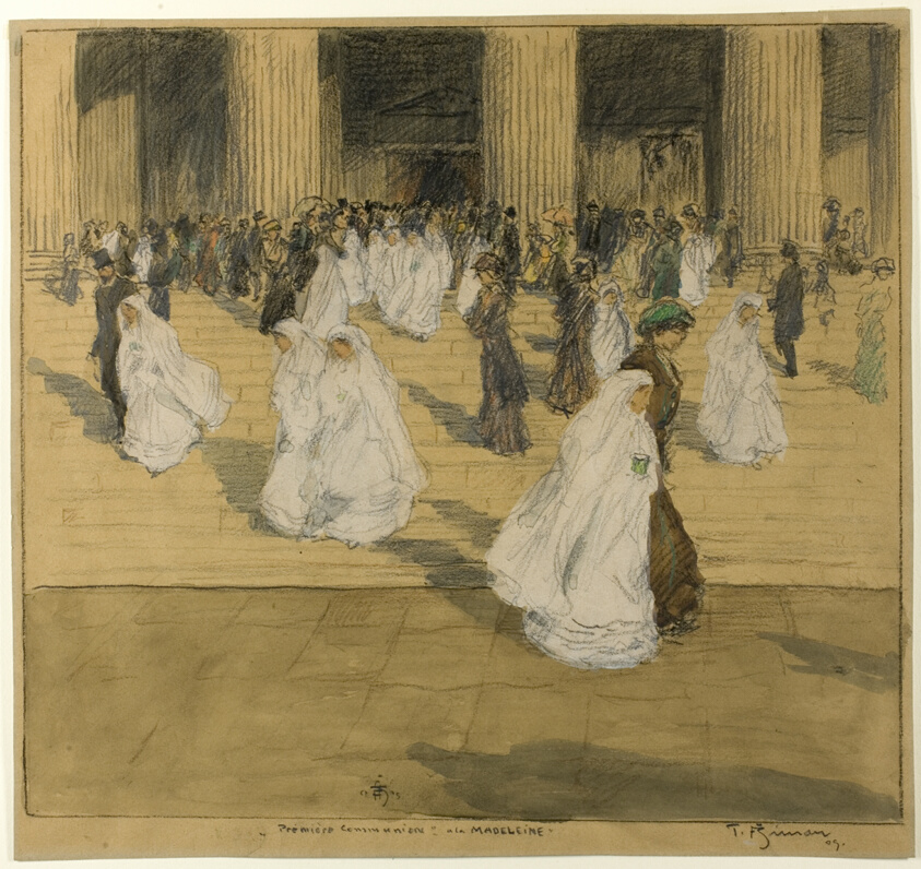 First Communion at the Madeleine