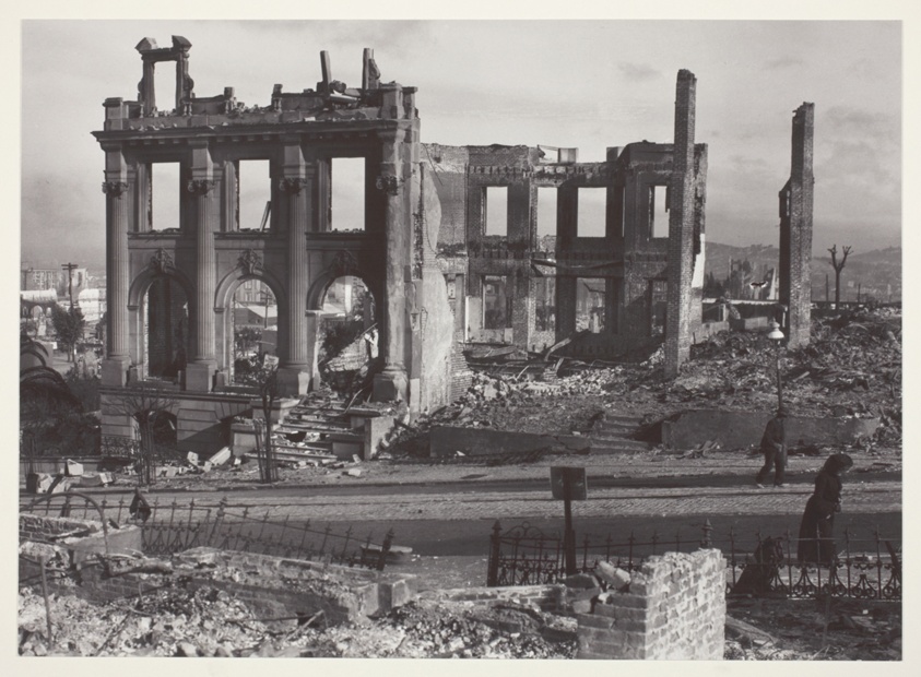 Nob Hill ruin, San Francisco Earthquake and Fire