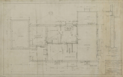 Tom Mayerhof House, Park Ridge, Illinois, Working Drawings