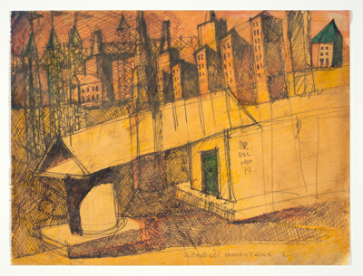 American Cathedral Number Two, Sketch