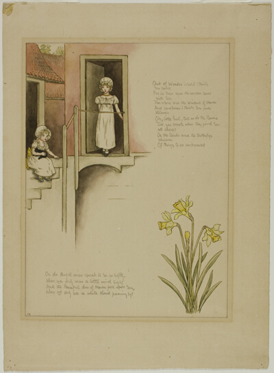 Study for From Wonder World, from Marigold Garden