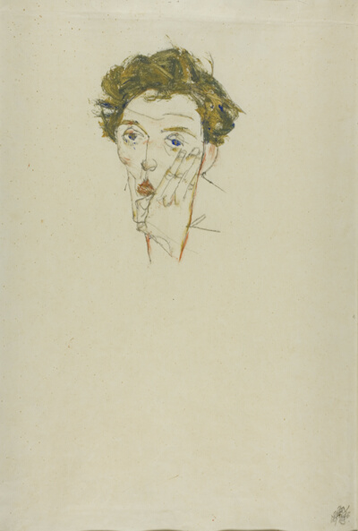 Self-Portrait (recto); Female Nude Reclining (verso)
