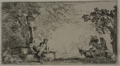 Satyr Resting beneath a Herm