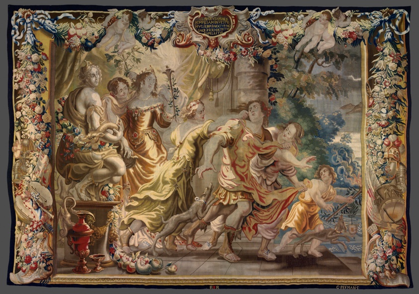 Clodius Disguised as a Woman from The Story of Caesar and Cleopatra