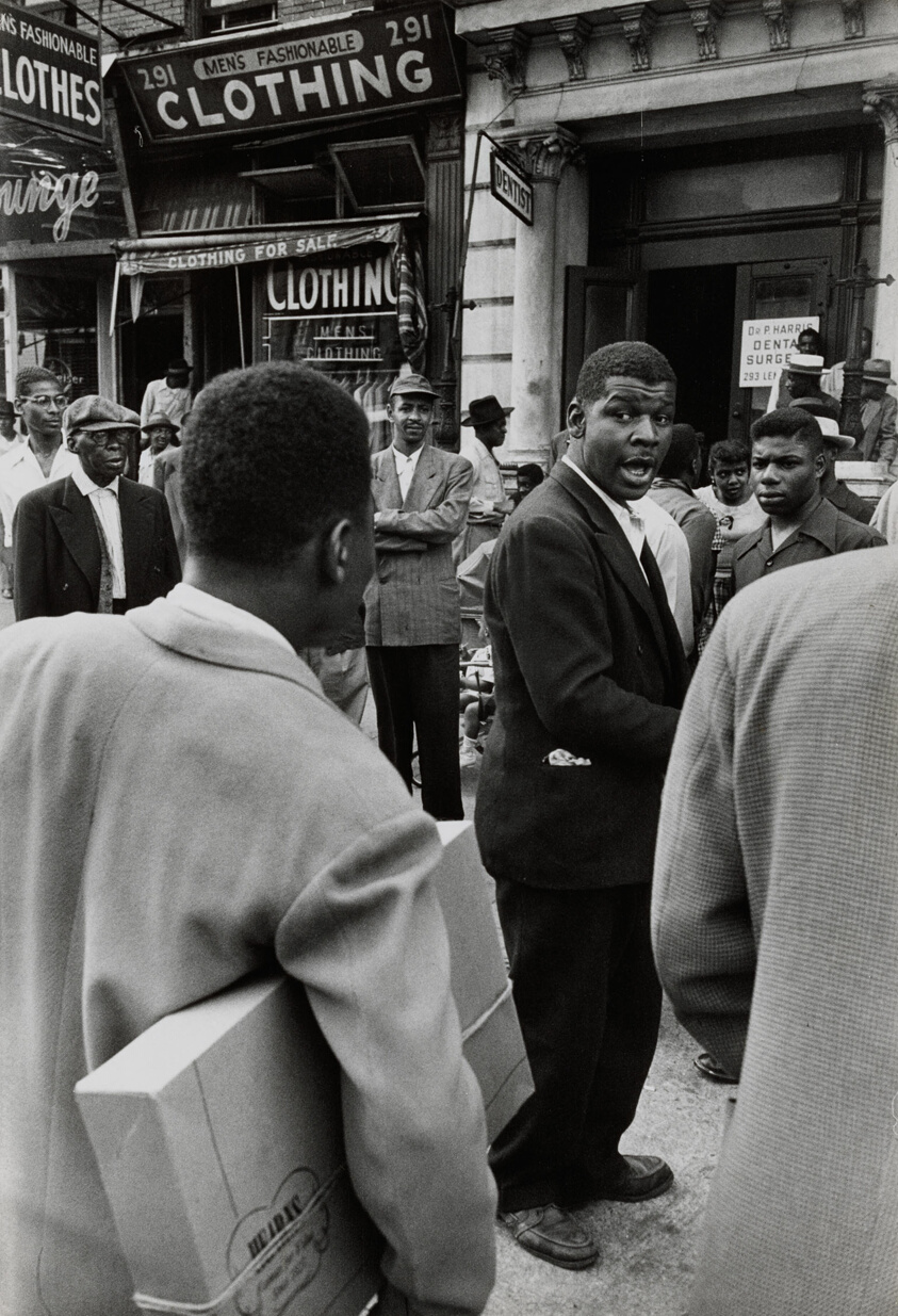 Untitled (Harlem, New York), from the series "A Man Becomes Invisible" (1952)