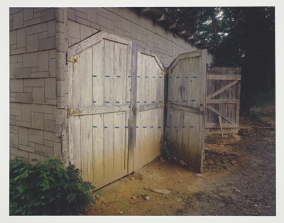 Shed with Blue Dotted-Lines, Penland, North Carolina