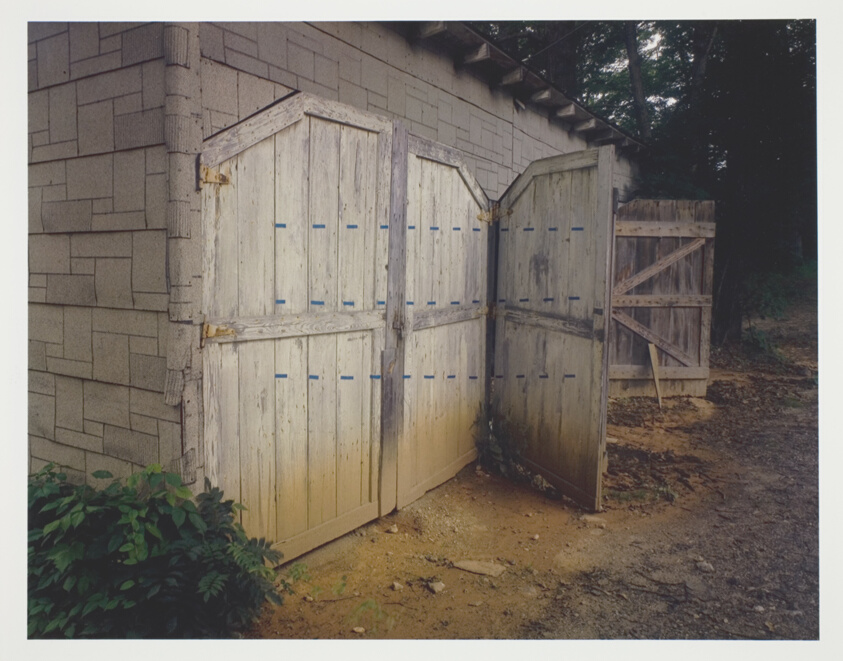 Shed with Blue Dotted-Lines, Penland, North Carolina