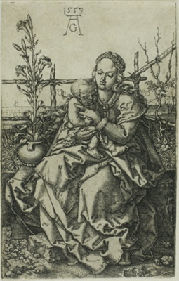 The Virgin and Child Seated on a Grassy Bank