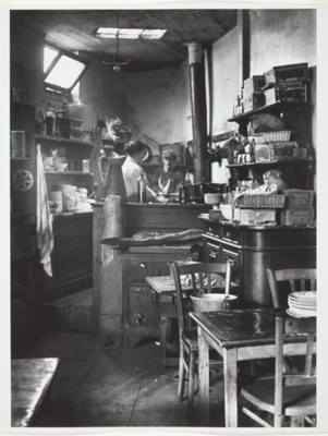 The Kitchen of a Montparnasse Bistro, Paris