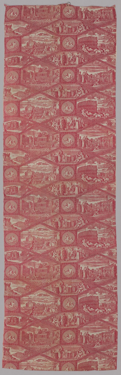 “Scenes of Rome” Furnishing Fabric