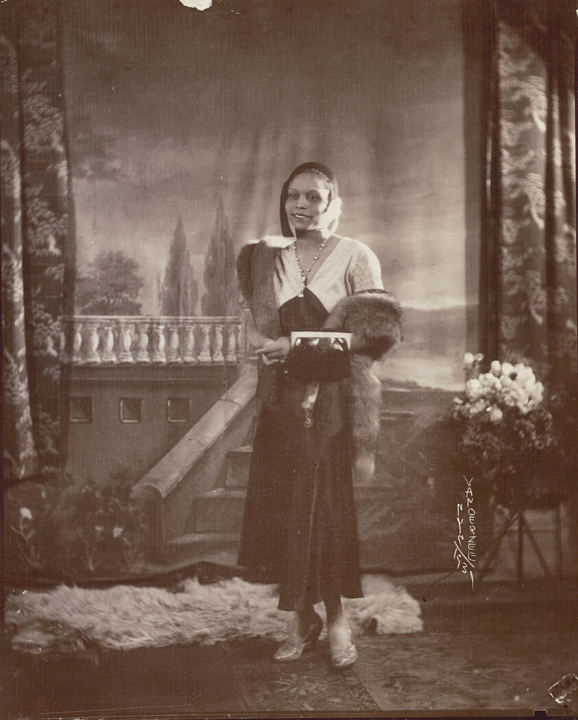 Untitled (Young Black Woman with Studio Background)
