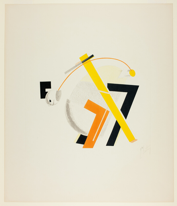 Old Man (Head Two Paces Back), plate eight from Figurines: The Three-Dimensional Design of the Electro-Mechanical Show: "Victory over the Sun"
