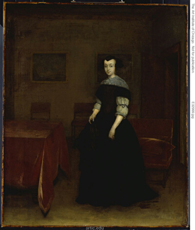 Lady in interior