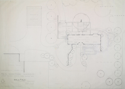Mrs. Norman Harris House, Lake Geneva, Wisconsin, Landscape Plan
