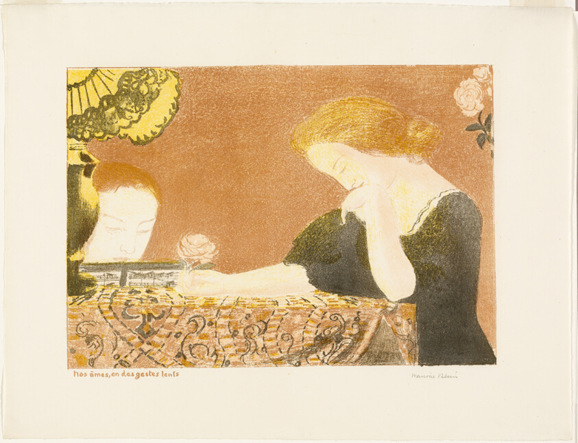 Our Souls, in Languorous Gestures, plate nine from Love