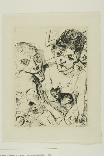 Evening, plate ten from Gesichter
