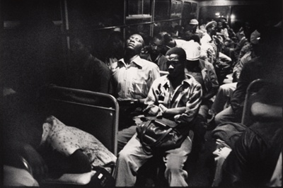 8:45 p.m. Going home,  Marabastad–Waterval bus: 45 minutes to the terminal