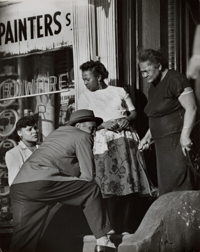 Untitled (Harlem, New York), from the series "A Man Becomes Invisible" (1952)