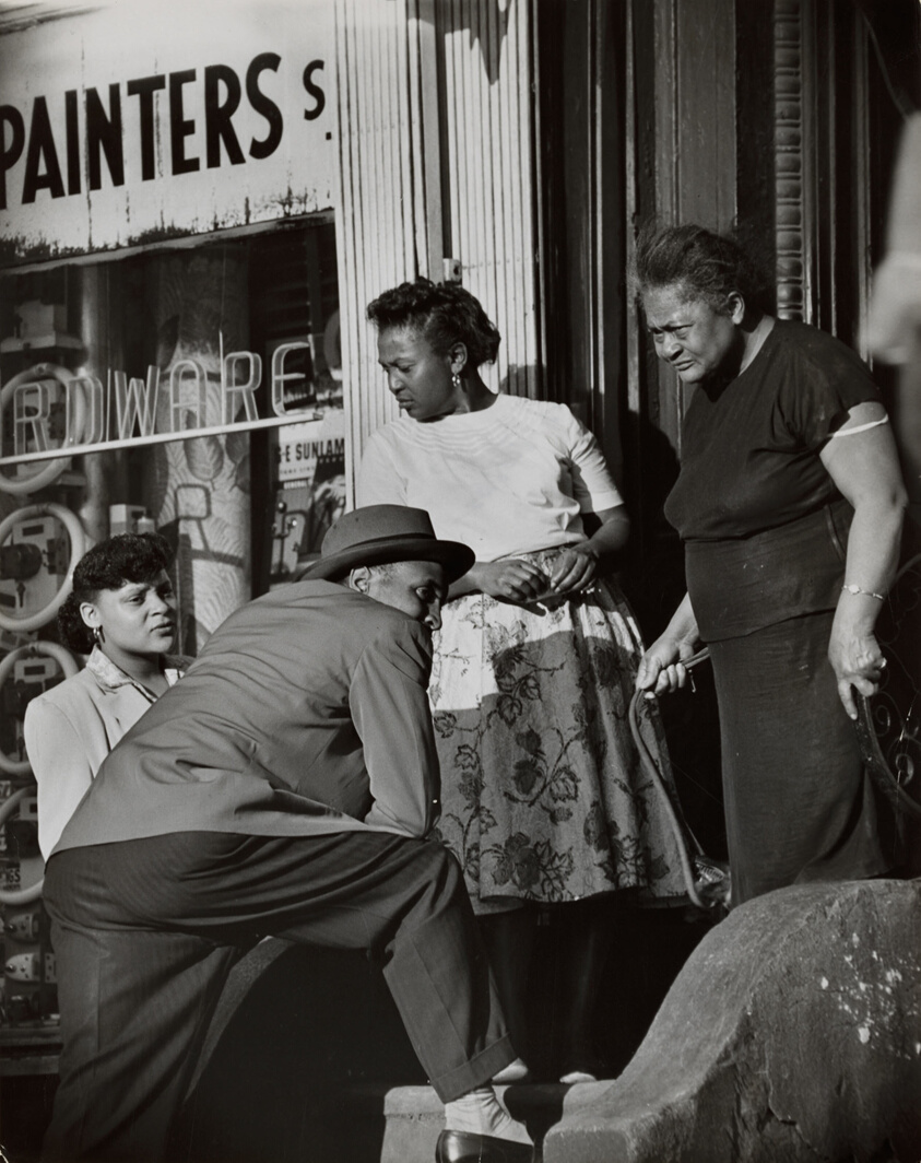 Untitled (Harlem, New York), from the series "A Man Becomes Invisible" (1952)
