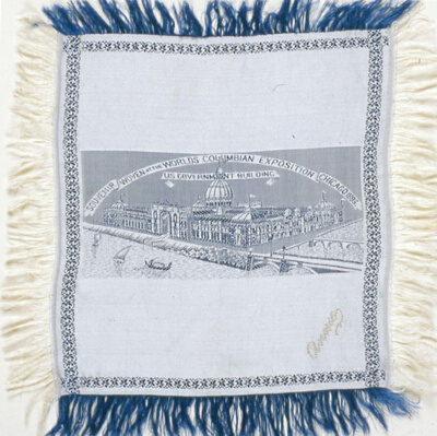 Scarf Commemorating the World's Columbian Exposition